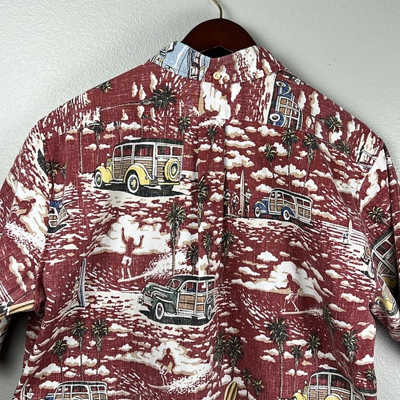 Reyn Spooner Vintage "Classic Cars" aloha shirt - size XL - Picture 8 of 8